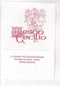 MESON CECILIO